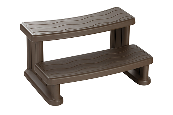 Snap Step Brown with Curved Top Step